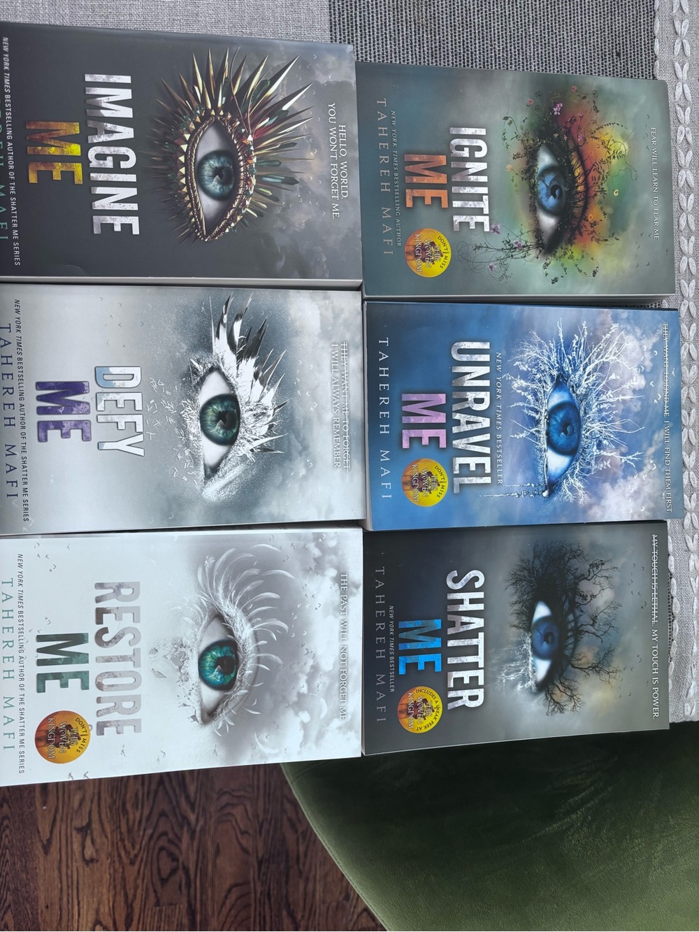 Shatter Me Series Hardcover Book Set of 6